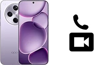 Faça chamadas de vídeo com um Oppo Find X8s+