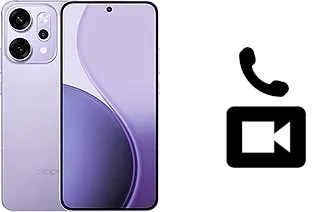 Faça chamadas de vídeo com um Oppo Reno14 Pro