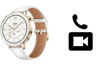 Faça chamadas de vídeo com um Oppo Watch X2 Mini