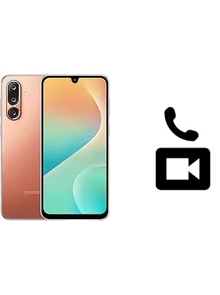 Faça chamadas de vídeo com um Samsung Galaxy M36