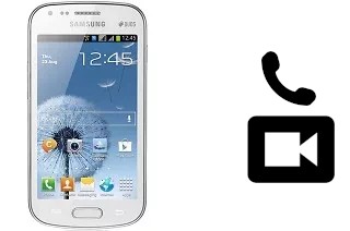 Faça chamadas de vídeo com um Samsung Galaxy S Duos S7562