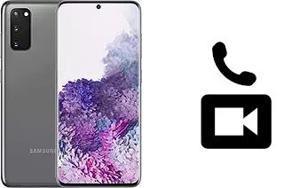 Faça chamadas de vídeo com um Samsung Galaxy S20