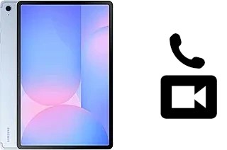 Faça chamadas de vídeo com um Samsung Galaxy Tab S10 FE+