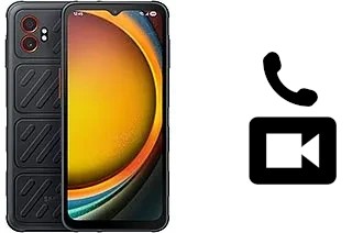 Faça chamadas de vídeo com um Samsung Galaxy XCover7 Pro