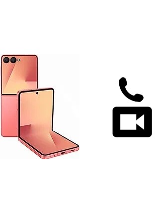 Faça chamadas de vídeo com um Samsung Galaxy Z Flip7