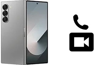 Faça chamadas de vídeo com um Samsung Galaxy Z Fold6