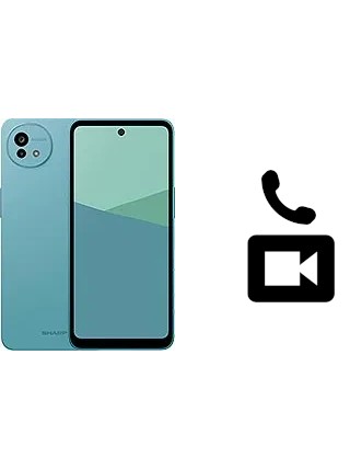 Faça chamadas de vídeo com um Sharp Aquos wish5