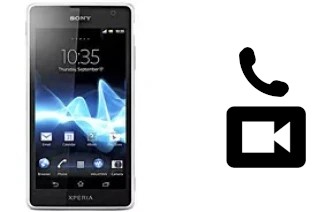 Faça chamadas de vídeo com um Sony Xperia GX SO-04D