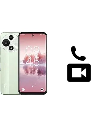 Faça chamadas de vídeo com um TCL 60 SE NxtPaper
