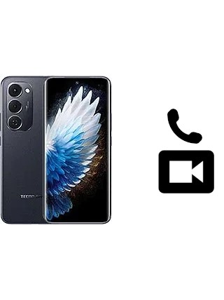 Faça chamadas de vídeo com um Tecno Spark 40 Pro+
