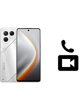 Faça chamadas de vídeo com um Tecno Pova 7