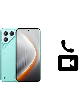 Faça chamadas de vídeo com um Tecno Pova 7 Pro