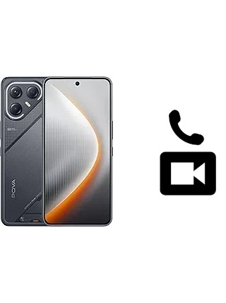 Faça chamadas de vídeo com um Tecno Pova 7 Ultra