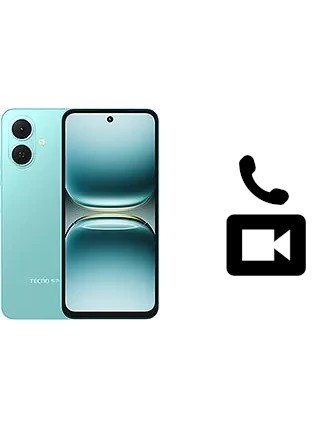 Faça chamadas de vídeo com um Tecno Spark Go 2