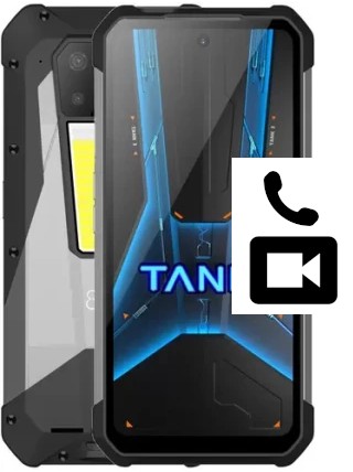Faça chamadas de vídeo com um Unihertz 8849 Tank 3 Pro