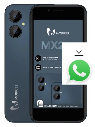 Como baixar e instalar o WhatsApp em Mobicel MX2 Plus