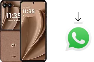 Como baixar e instalar o WhatsApp em Motorola Razr+ 2025