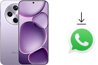 Como baixar e instalar o WhatsApp em Oppo Find X8s+