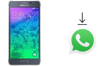 Como baixar e instalar o WhatsApp em Samsung Galaxy Alpha