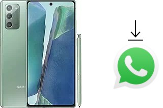 Como baixar e instalar o WhatsApp em Samsung Galaxy Note20