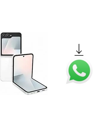 Como baixar e instalar o WhatsApp em Samsung Galaxy Z Flip7 FE