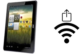 Como gerar um código QR com a senha Wifi em um Acer Iconia Tab A200