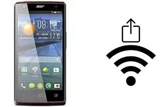 Como gerar um código QR com a senha Wifi em um Acer Liquid E3 Duo Plus