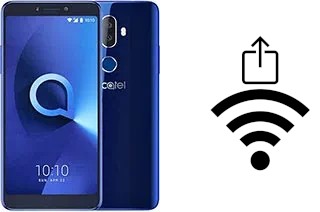 Como gerar um código QR com a senha Wifi em um alcatel 3v