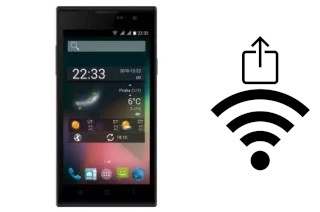 Como gerar um código QR com a senha Wifi em um Aligator S4510 Duo