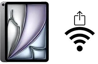 Como compartilhar a senha Wifi de um Apple iPad Air 11 (2025) sem digitá-la