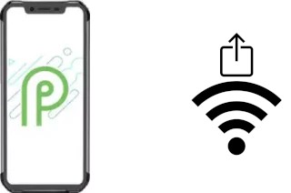 Como gerar um código QR com a senha Wifi em um Blackview BV9600E