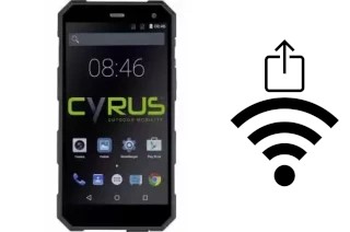Como gerar um código QR com a senha Wifi em um Cyrus CS24
