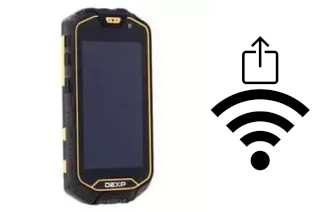 Como gerar um código QR com a senha Wifi em um DEXP Ixion P145 Dominator