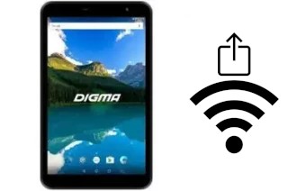 Como gerar um código QR com a senha Wifi em um Digma Optima 8019N 4G