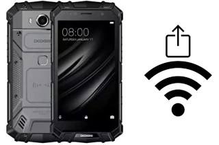 Como gerar um código QR com a senha Wifi em um Doogee S60 Lite