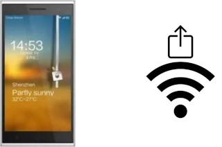 Como gerar um código QR com a senha Wifi em um Elephone P2000