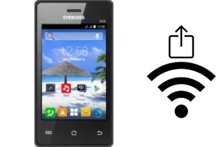 Como gerar um código QR com a senha Wifi em um Evercoss A53 Star