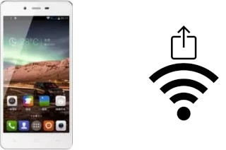 Como gerar um código QR com a senha Wifi em um Gionee V188