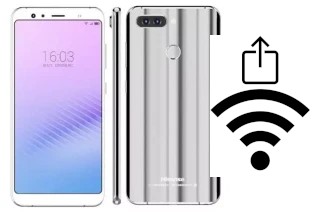 Como gerar um código QR com a senha Wifi em um HiSense H11 Pro