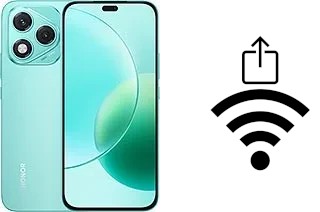 Como gerar um código QR com a senha Wifi em um Honor 400 Lite