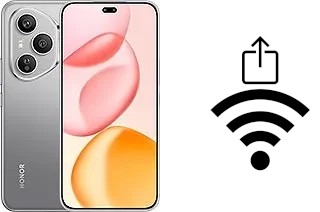 Como gerar um código QR com a senha Wifi em um Honor 400 Pro