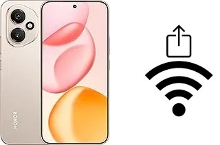 Como gerar um código QR com a senha Wifi em um Honor 400
