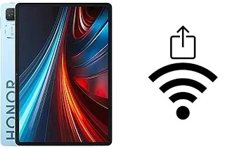 Como gerar um código QR com a senha Wifi em um Honor Tablet GT