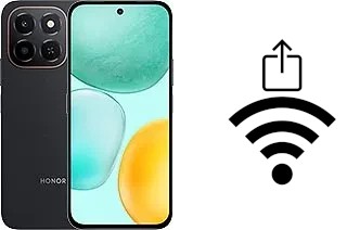 Como gerar um código QR com a senha Wifi em um Honor Honor X6c