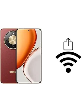 Como gerar um código QR com a senha Wifi em um Honor X70