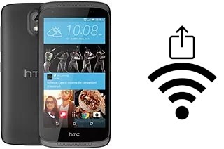 Como gerar um código QR com a senha Wifi em um HTC Desire 526