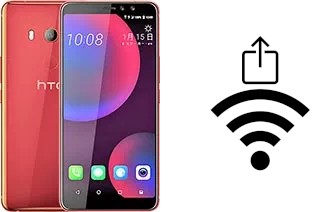 Como gerar um código QR com a senha Wifi em um HTC U11 Eyes