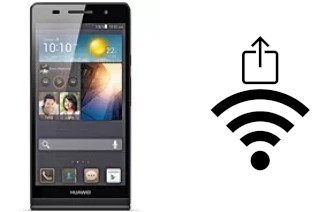 Como gerar um código QR com a senha Wifi em um Huawei Ascend P6