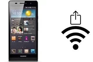 Como gerar um código QR com a senha Wifi em um Huawei Ascend P6 S