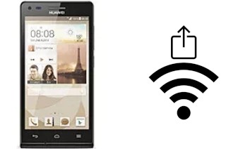 Como gerar um código QR com a senha Wifi em um Huawei Ascend P7 mini